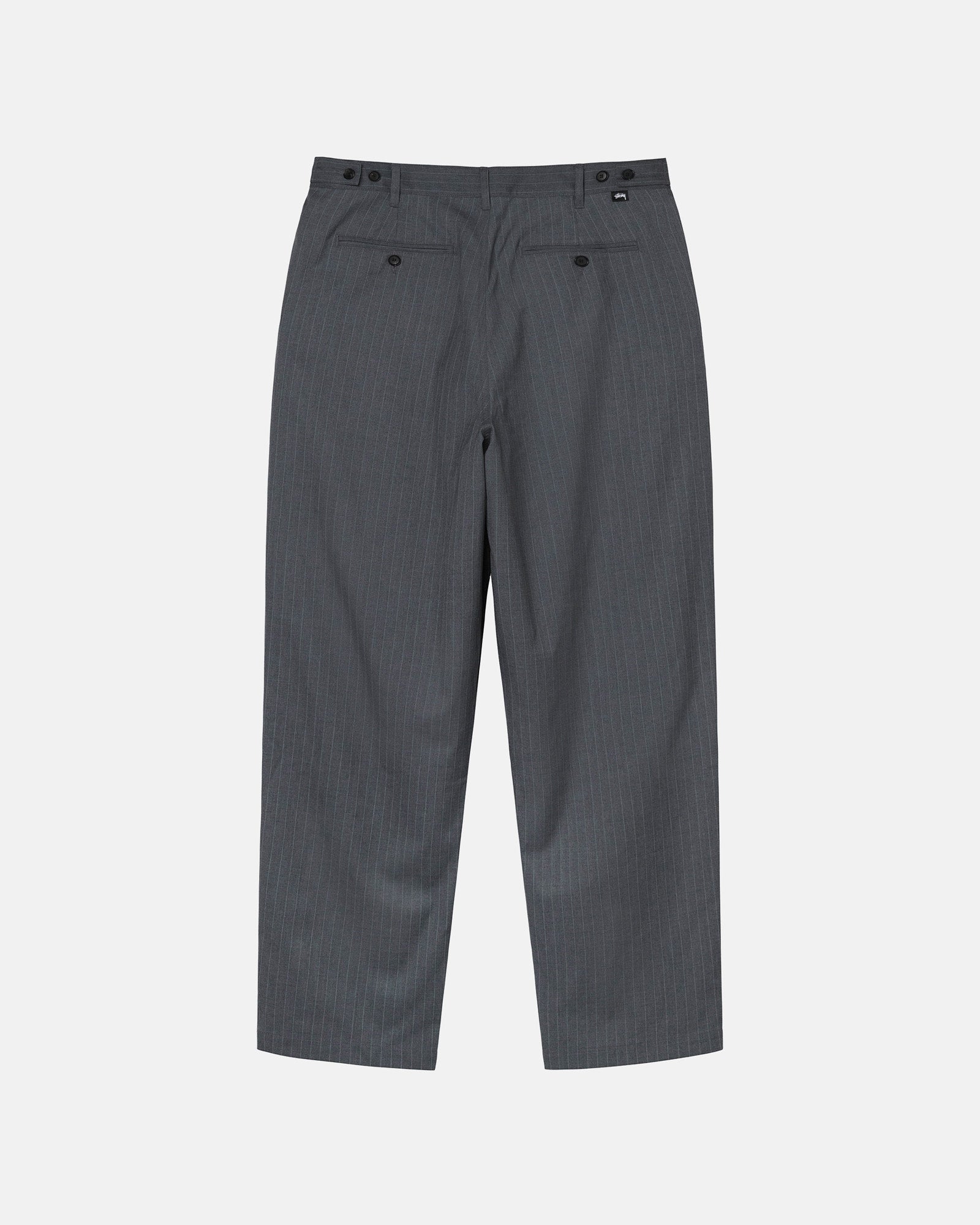 STUSSY STRIPED VOLUME PLEATED TROUSER 32