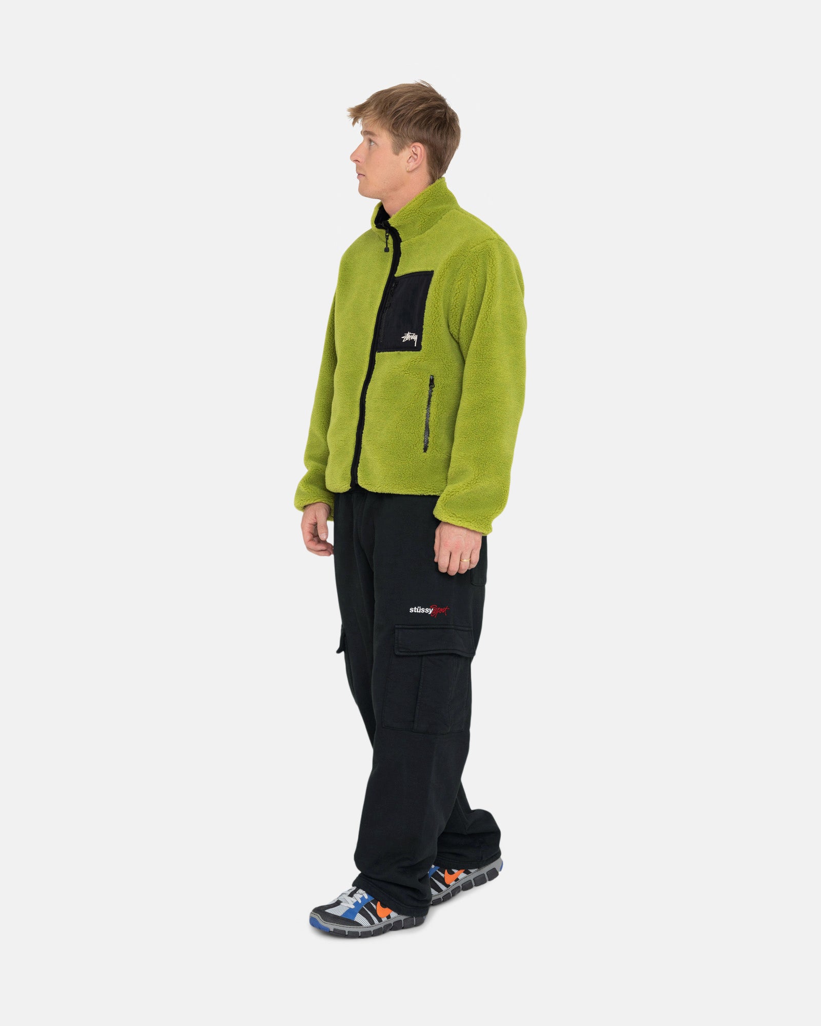 STUSSY - SPORT EMBROIDERED CREW & PANTS - www.sorbillomenu.com