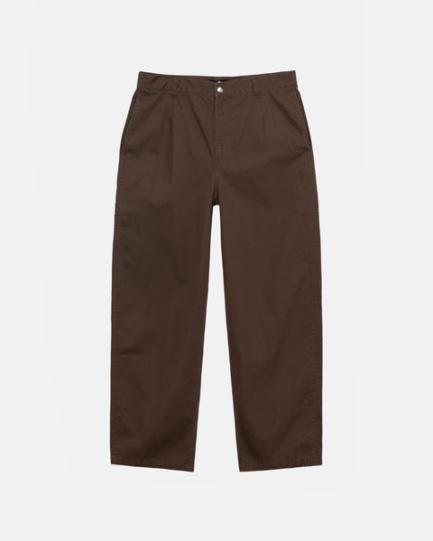 Stüssy Workgear Trouser Twill Brown Pant
