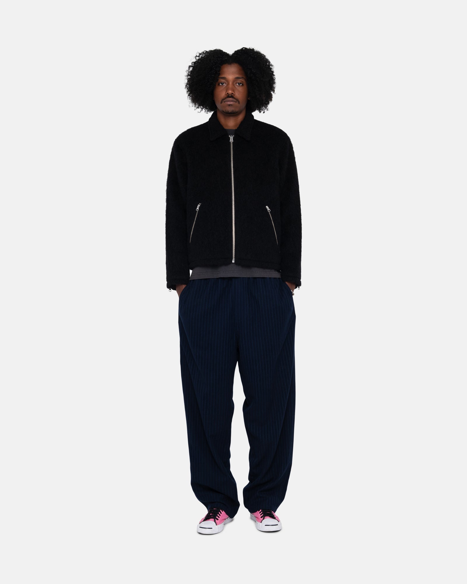 Beach Pant Wool Stripe - Unisex Pants | Stüssy – Stüssy Japan