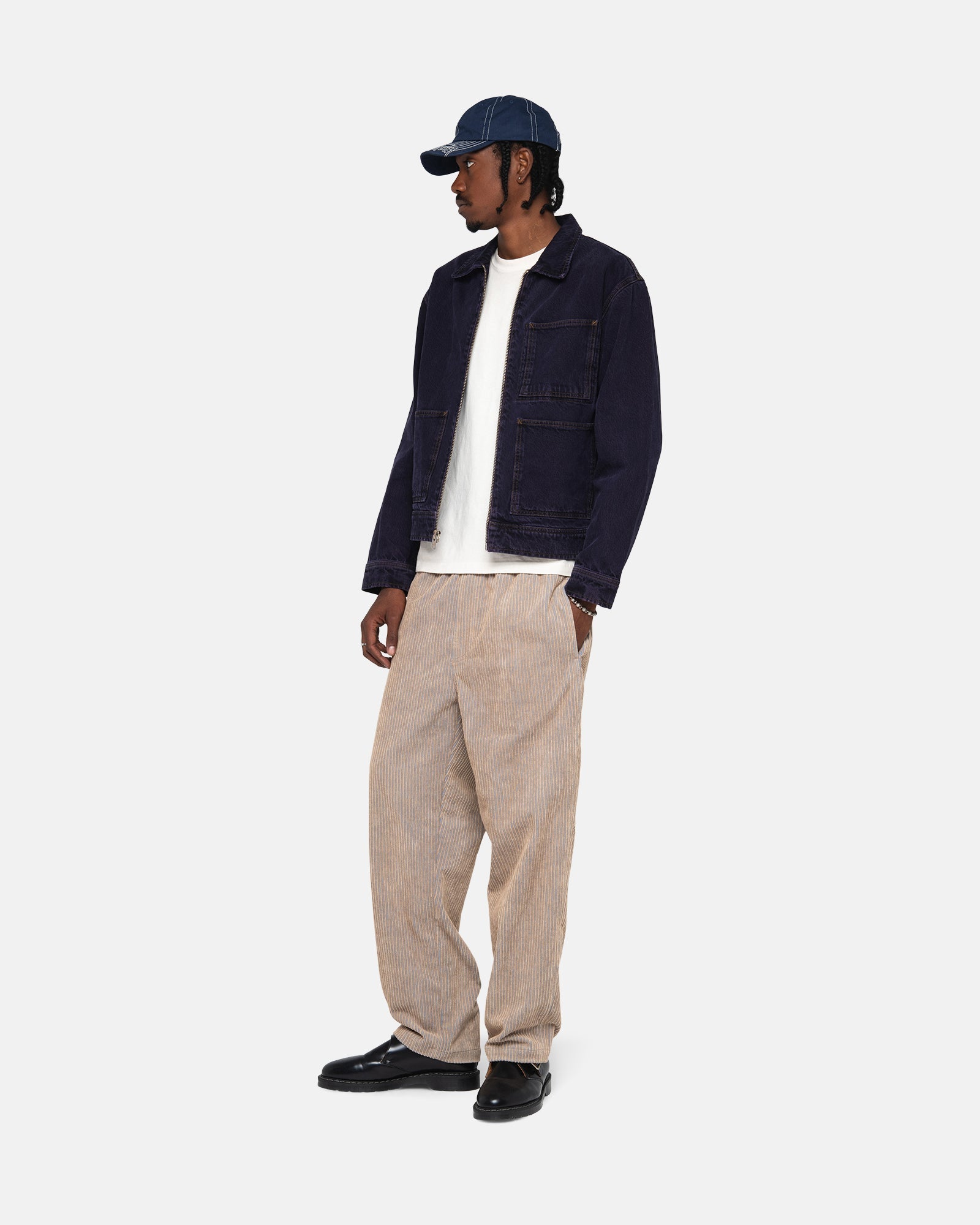 stussy mix wale corduroy pantsカジュアルパンツ - カジュアルパンツ