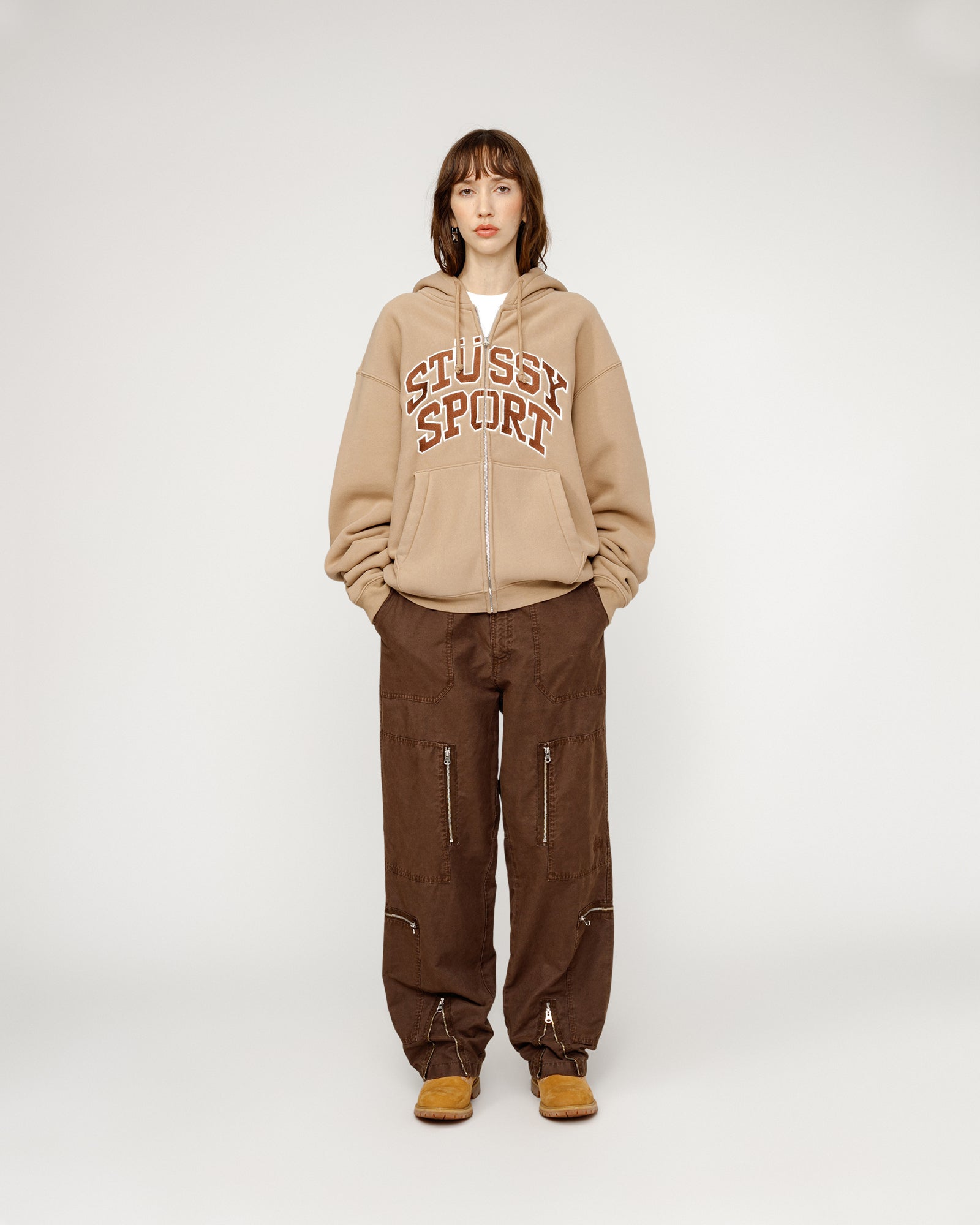 Flight Pant NyCo Pigment Dyed in brown – Stüssy Japan