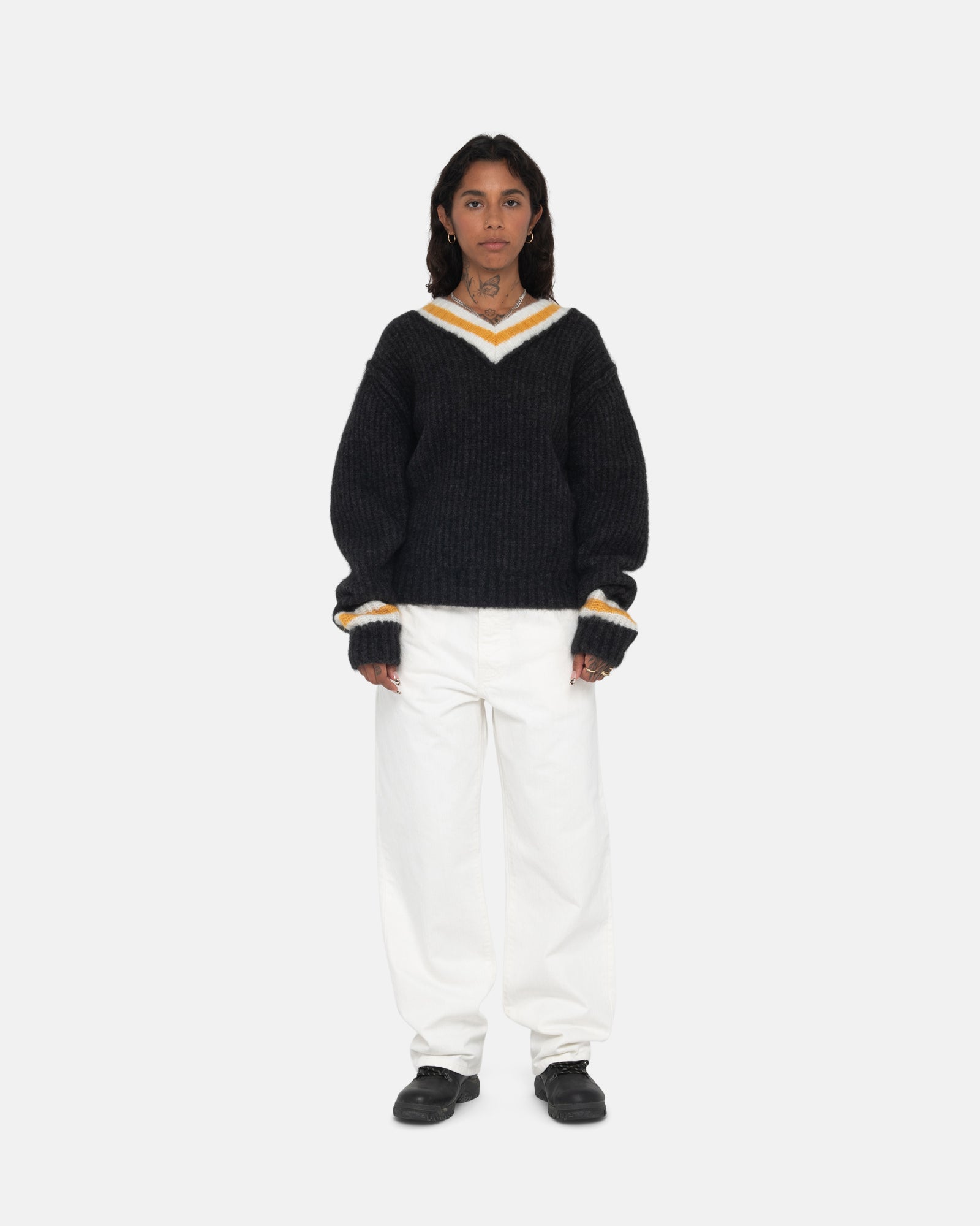 MOHAIR TENNIS SWEATER