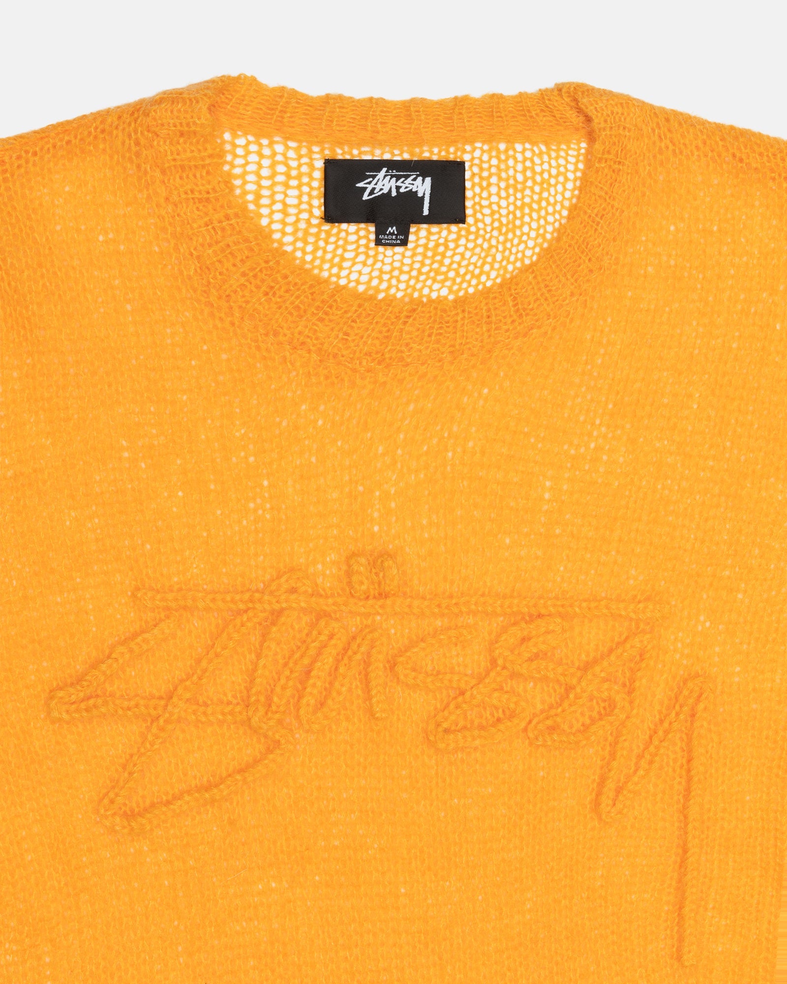 STUSSY LOOSE KNIT LOGO SWEATER サマーニット