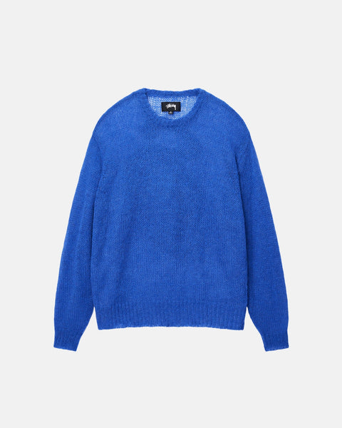 Stüssy S Loose Knit Sweater Blue Knit