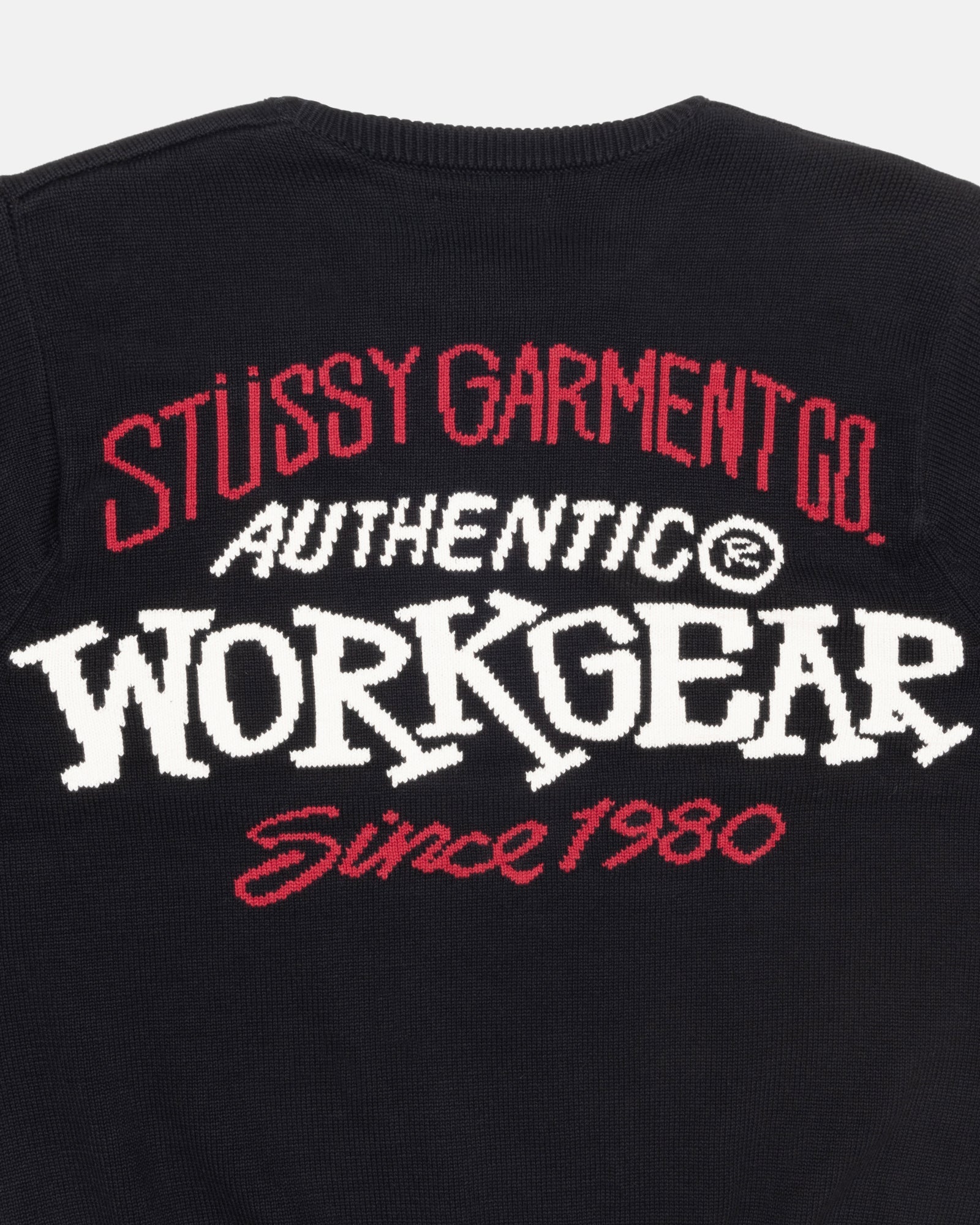 STUSSY - AUTHENTIC WORKGEAR SWEATER