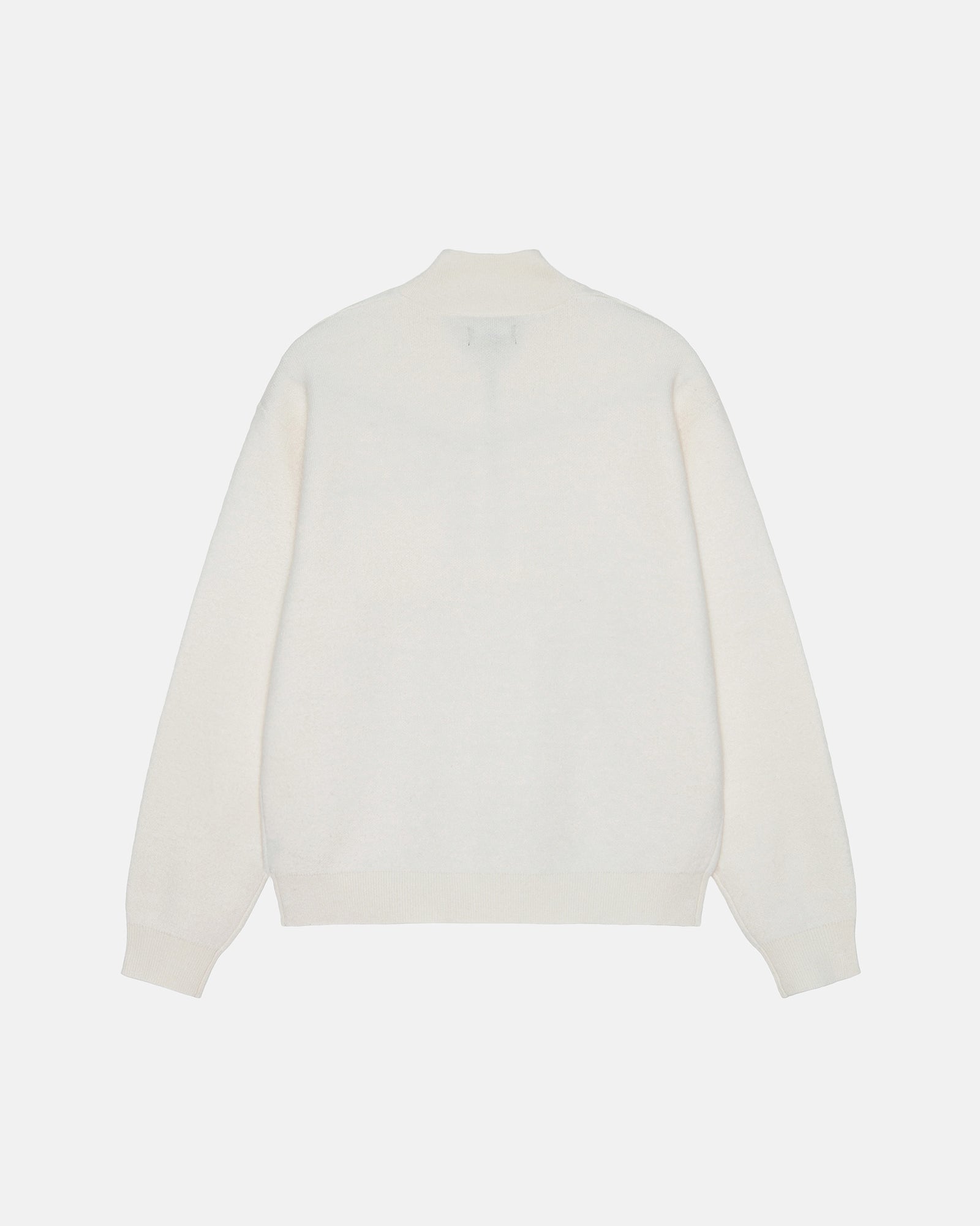 Half Zip Mock Neck Sweater in ivory – Stüssy Japan