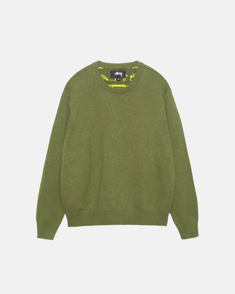 Stüssy Laguna Icon Sweater Dark Green Knits