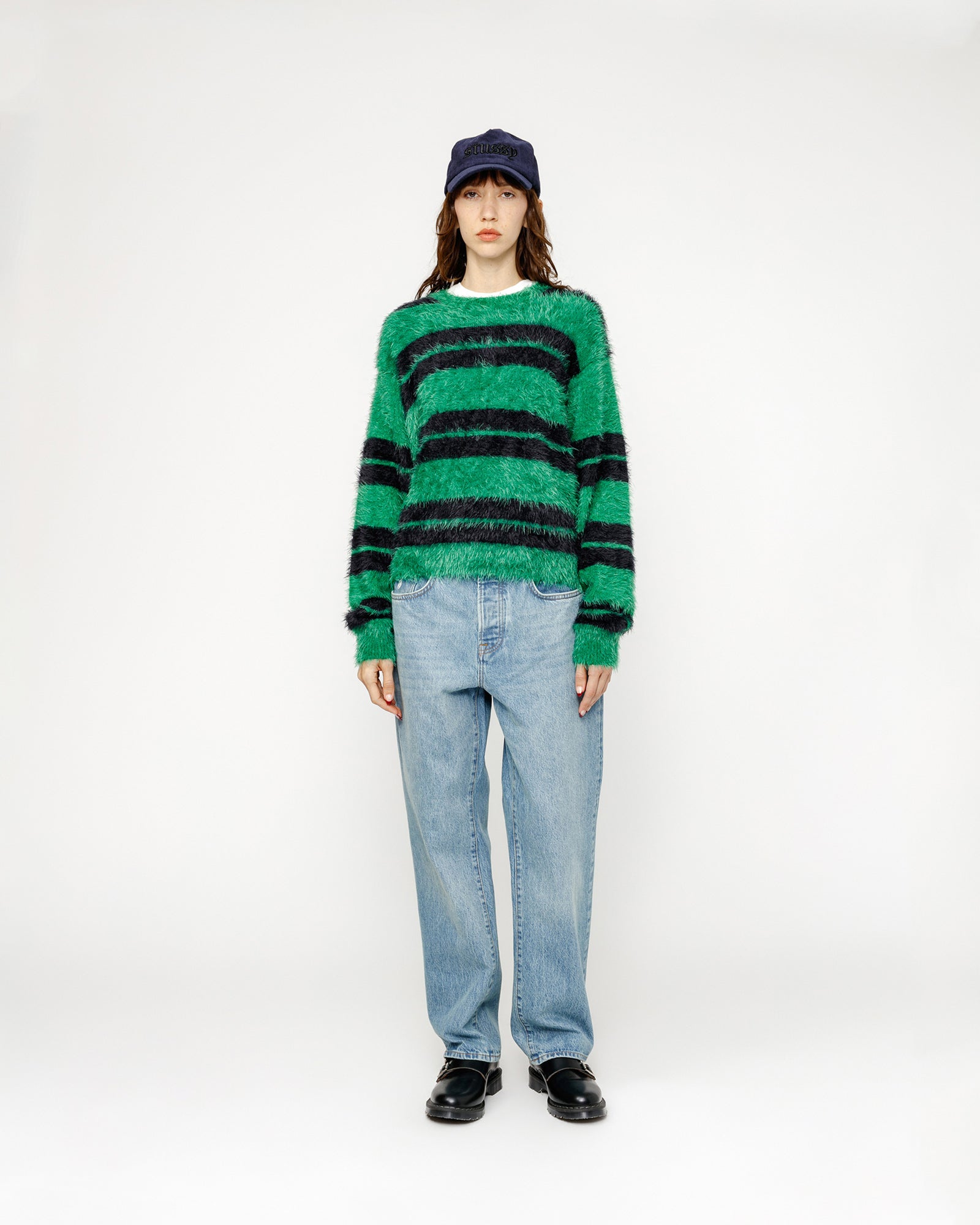 Stripe crewneck clearance