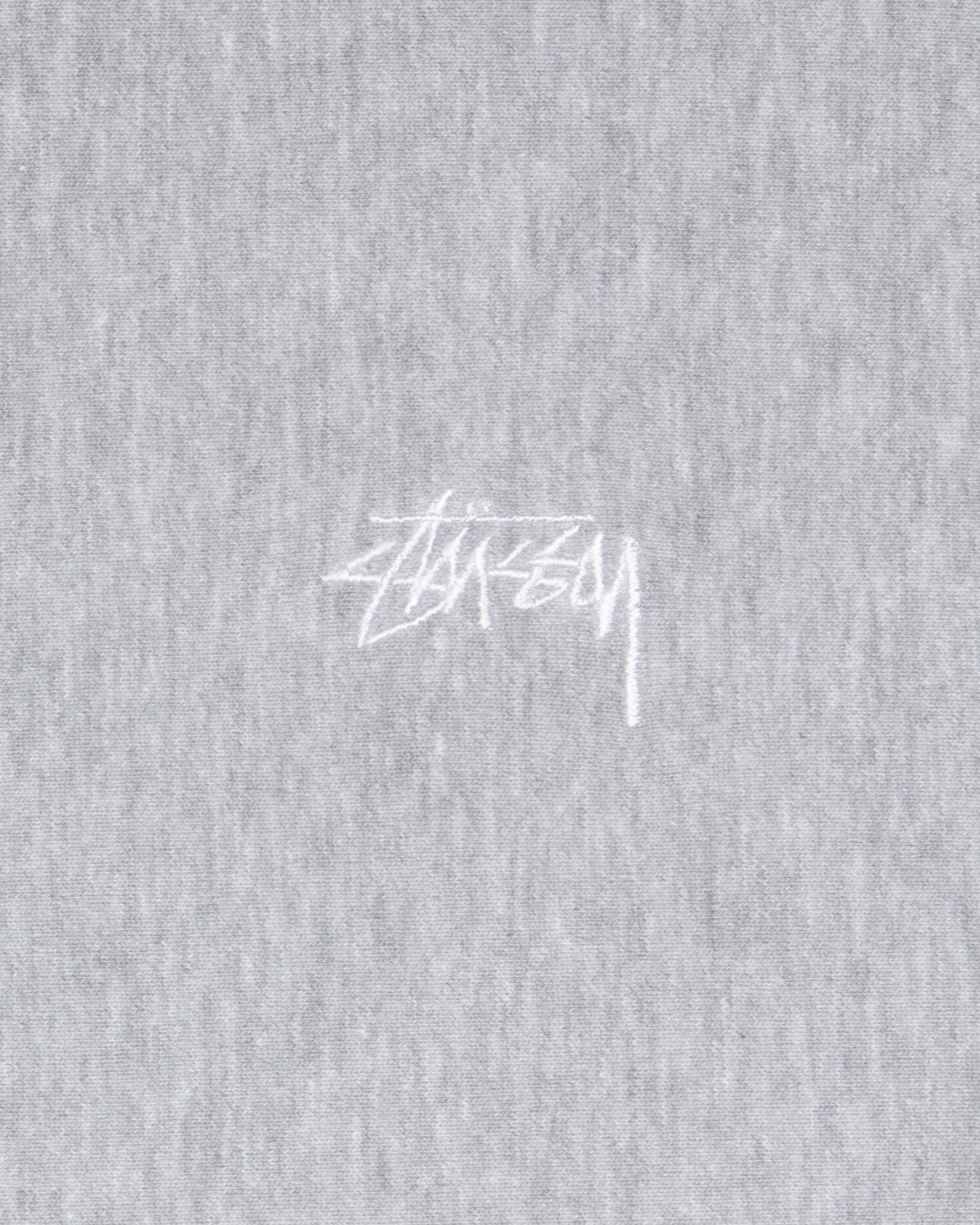 Stock Logo Hoodie in grey heather – Stüssy Japan