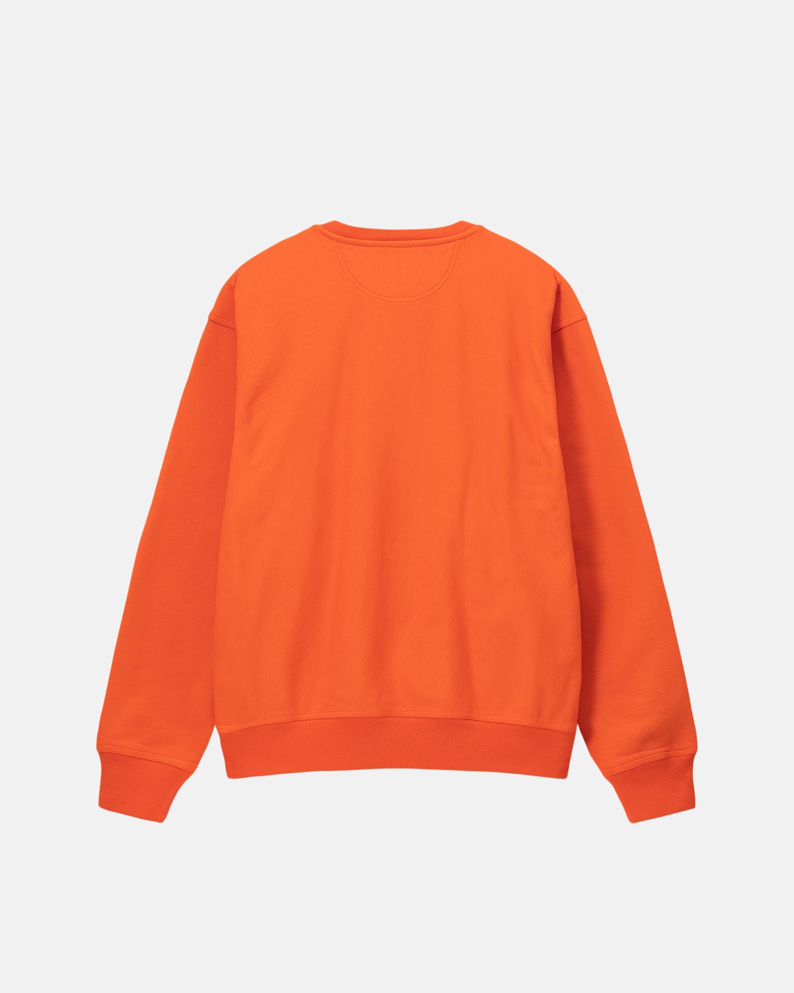 Stussy stock logo crewneck Orange M - スウェット