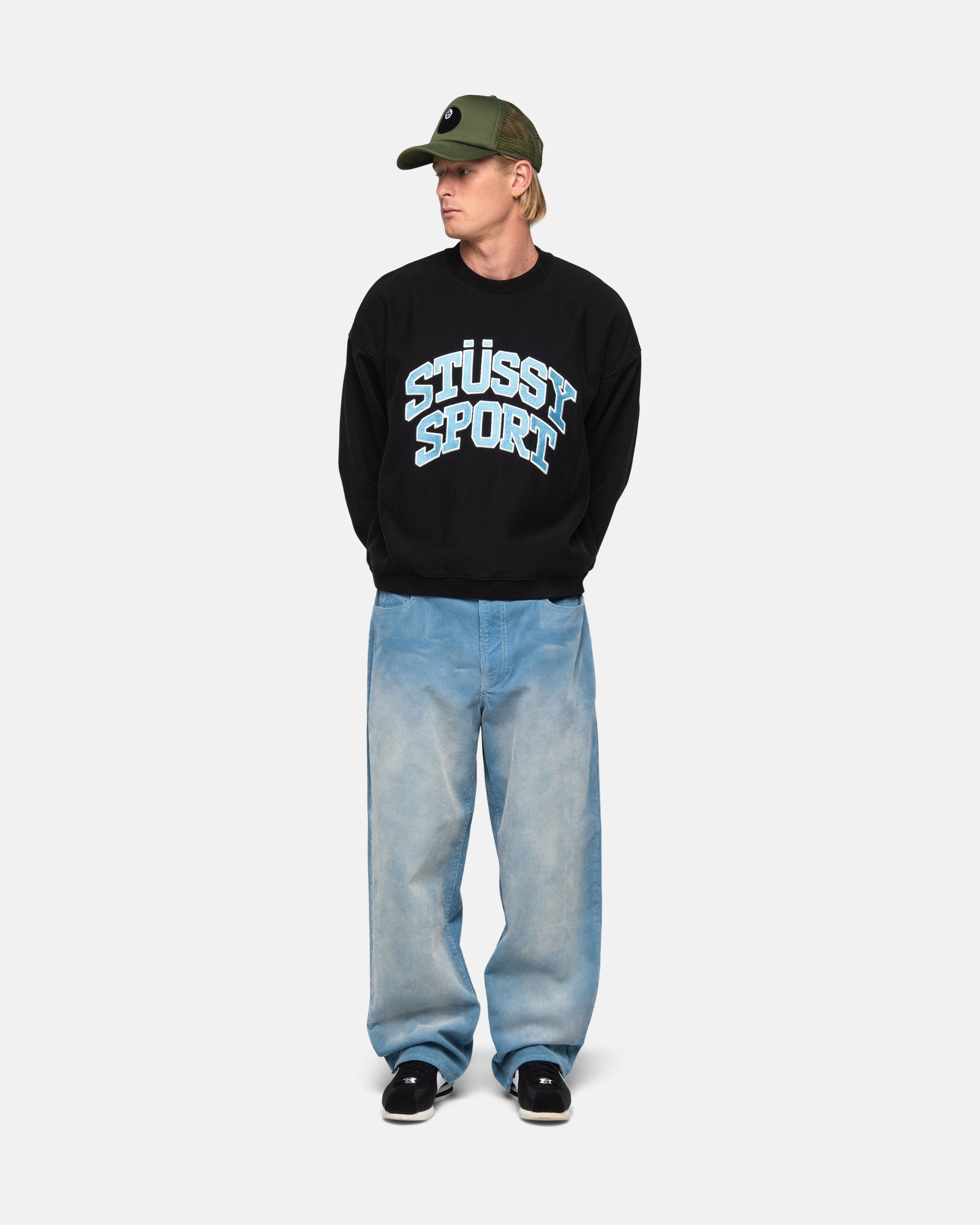 stussy ステューシー Relaxed Oversized Crew