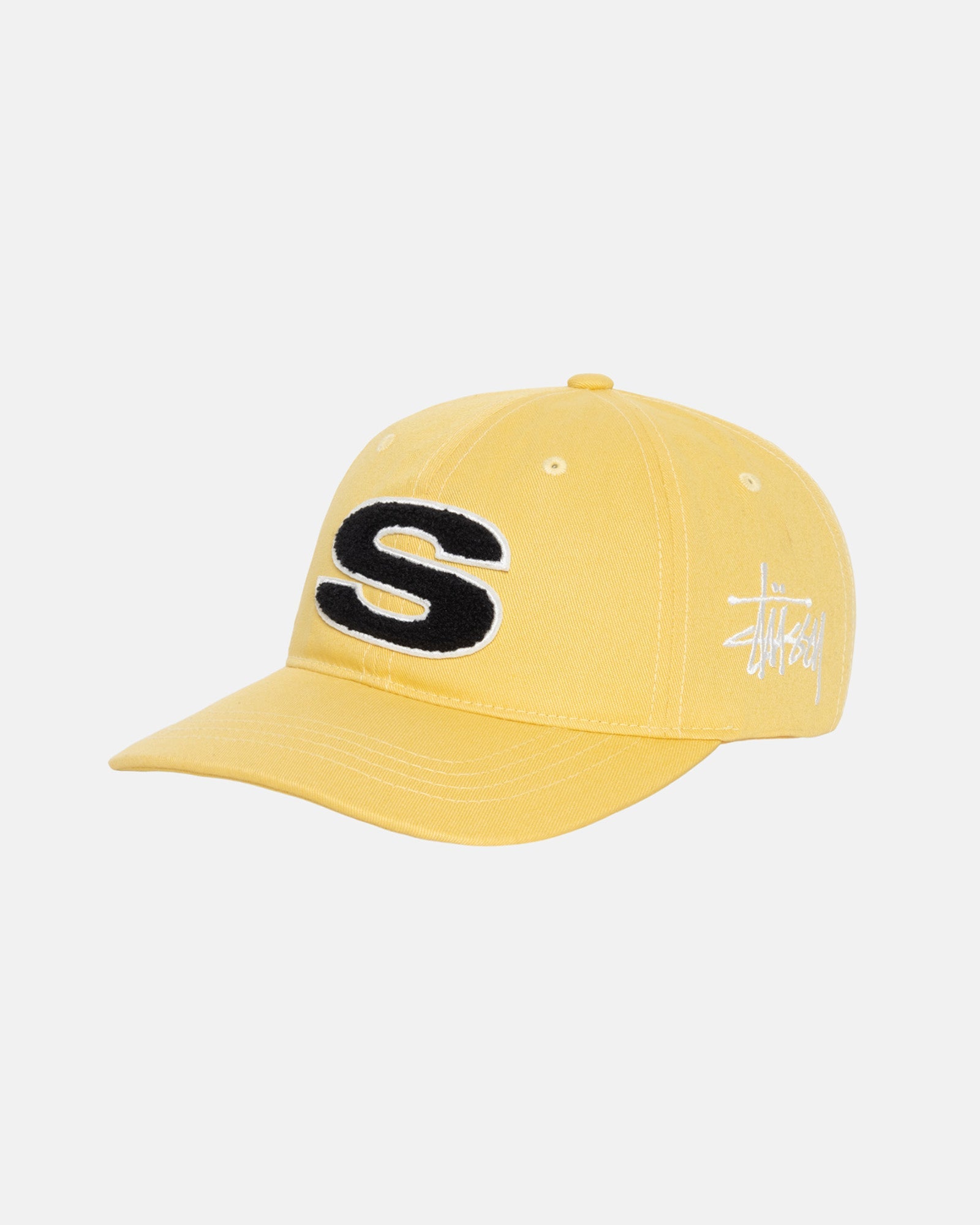 Stussy Chenille S Low Pro Cap yellow | www.hartwellspremium.com