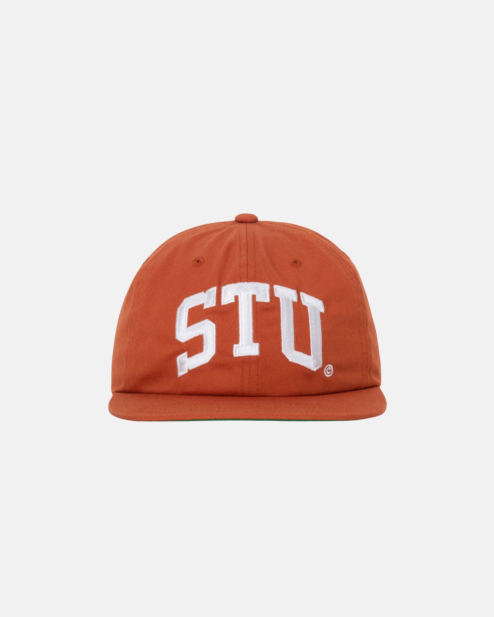 Stussy STU ロゴ　キャップ　オレンジ　ステューシー　CAP