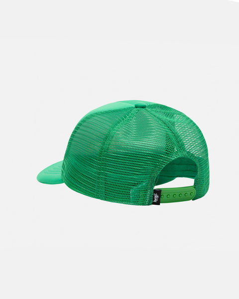 Stüssy Trucker Big Basic Snapback Kelly Green Headwear