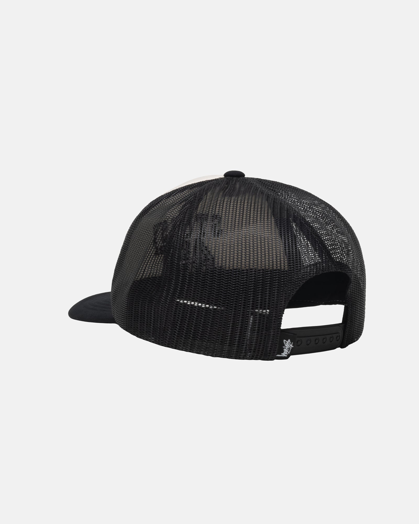 stussy TRUCKER BIG 4 SNAPBACK cap 黒black