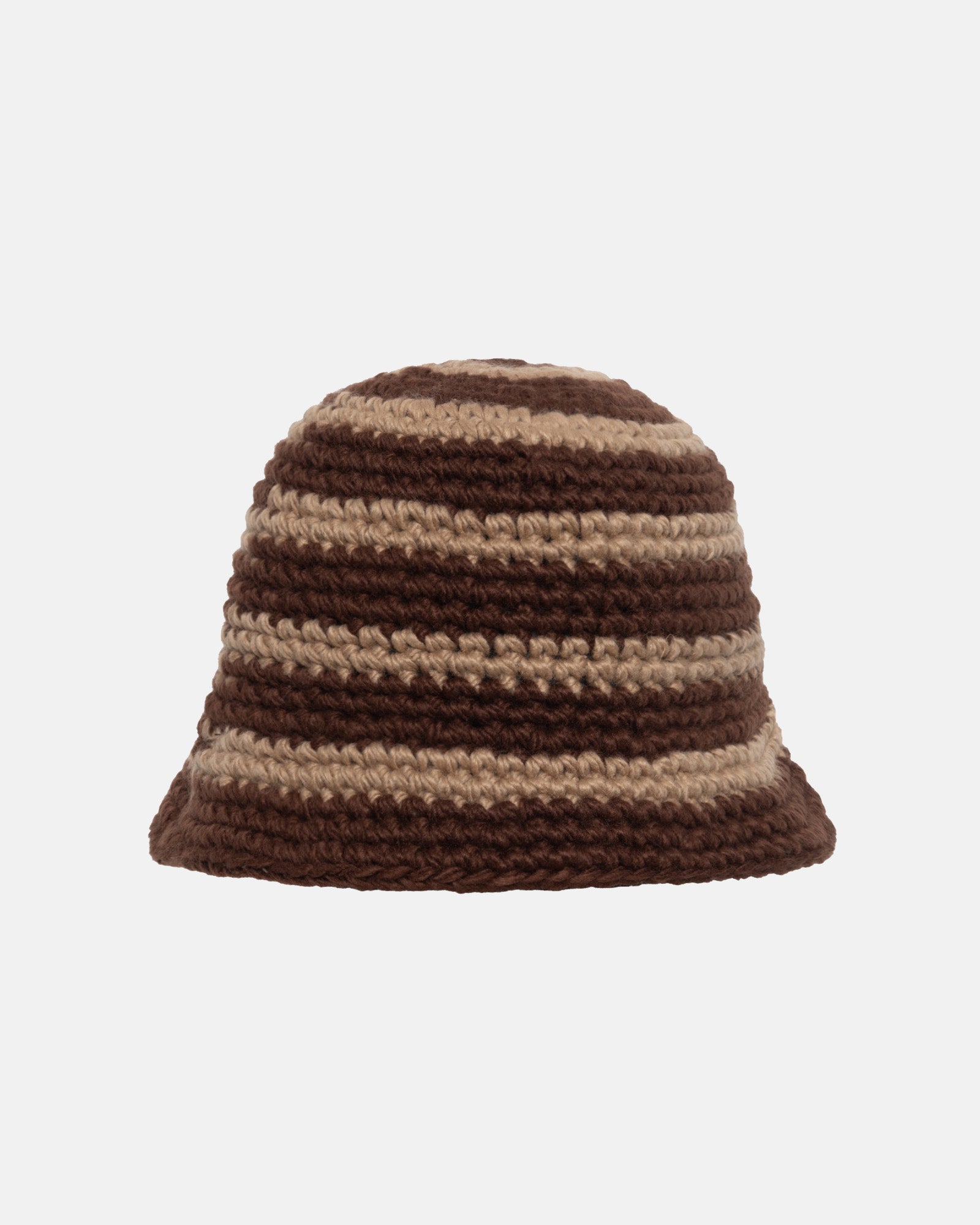 Stussy swirl knit bucket hat Brown - ハット