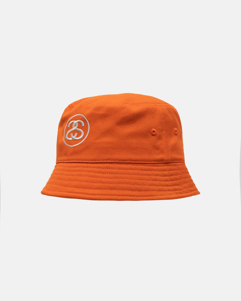 Stüssy Deep Bucket Hat Ss Link Orange Headwear