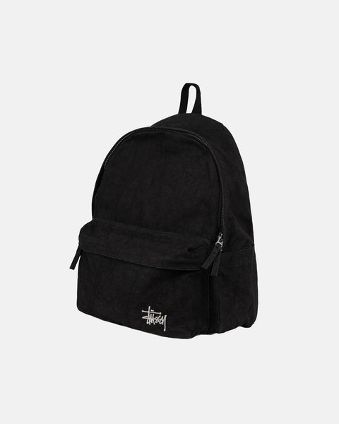 Stüssy Canvas Backpack Washed Black Accessory Accessory