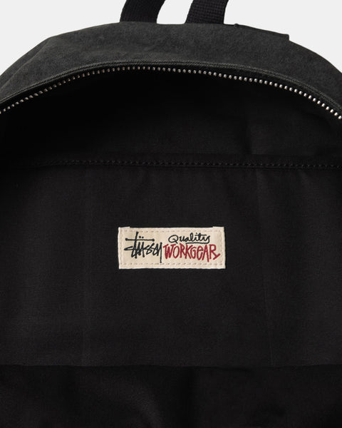 Stüssy Canvas Backpack Washed Black Accessory Accessory