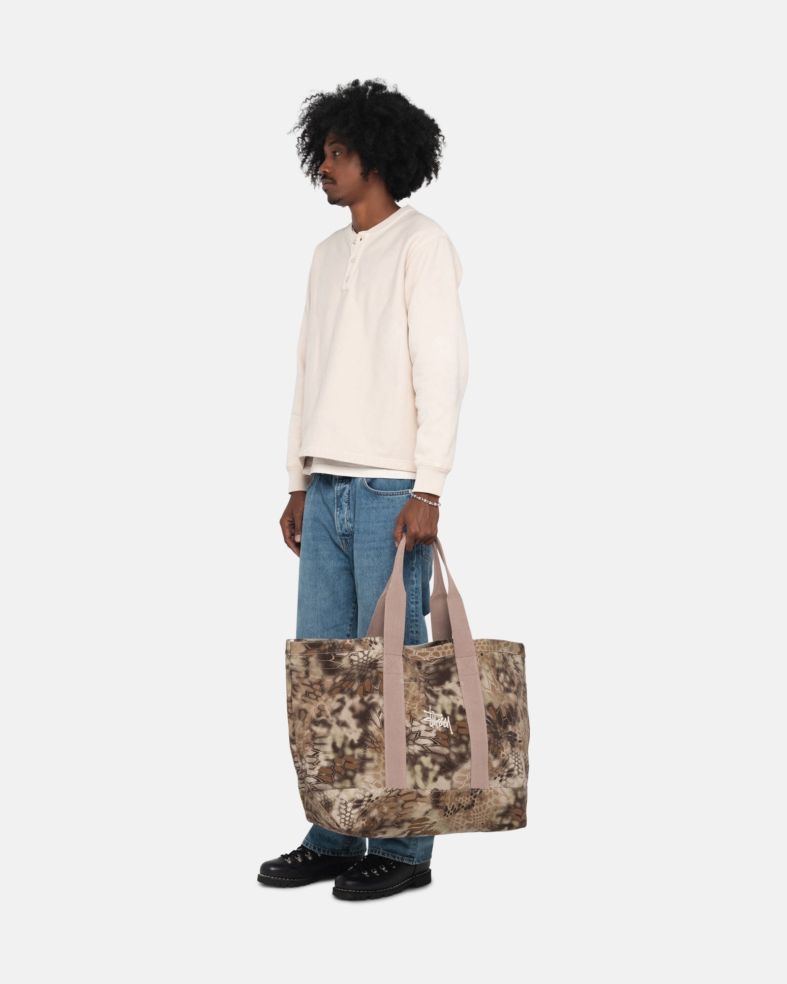 Stussy CANVAS EXTRA LARGE TOTE BAG