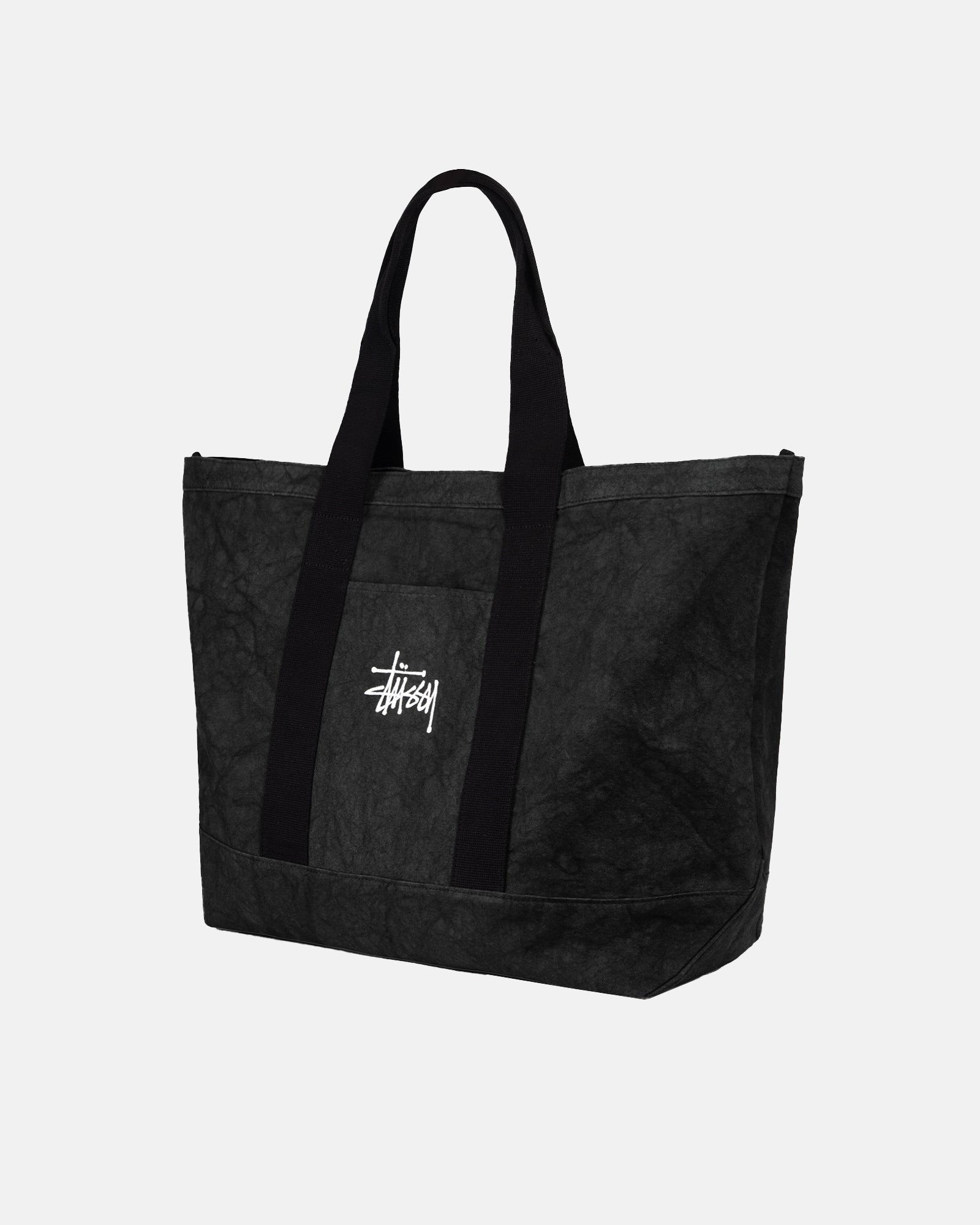 Stüssy Canvas Extra Large Tote Bag Washed Black Accessory