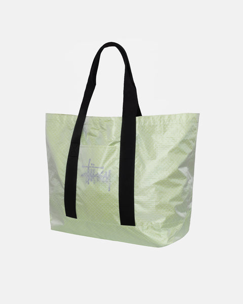 Stüssy Ripstop Overlay Extra Large Tote Bag Lime Accessory