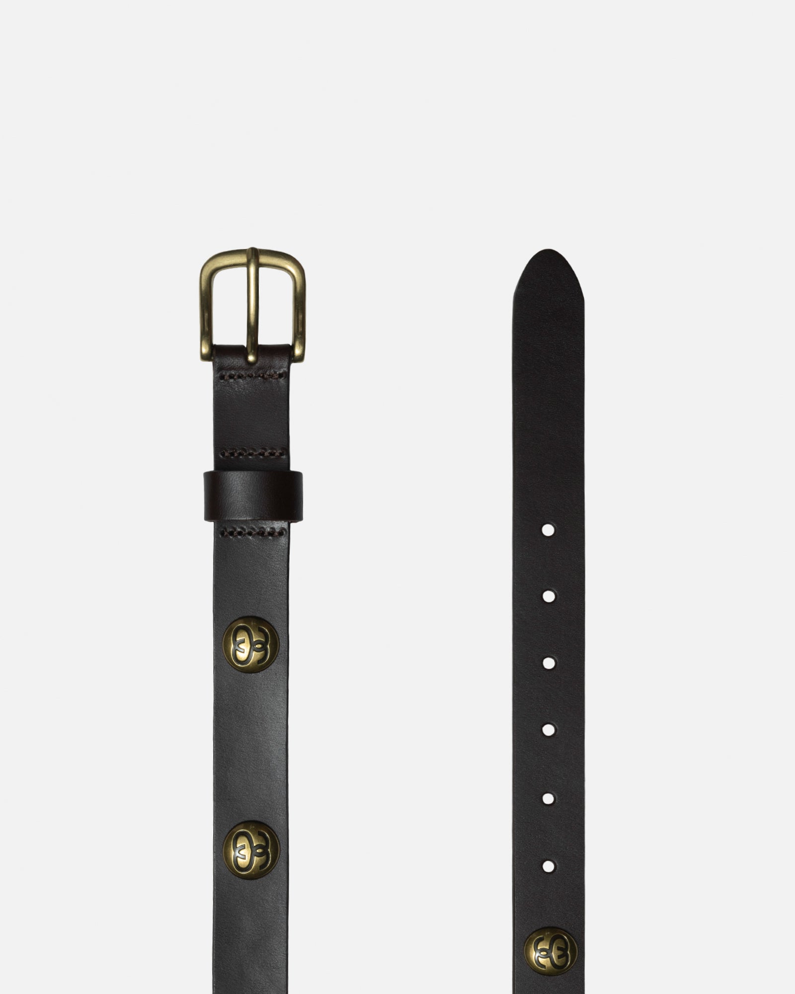 STUSSY レザーベルト　SS-LINK STUDDED BELT-ユニセックス