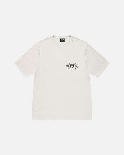 Stüssy Oval Corp. Tee Pigment Dyed Natural Shortsleeve
