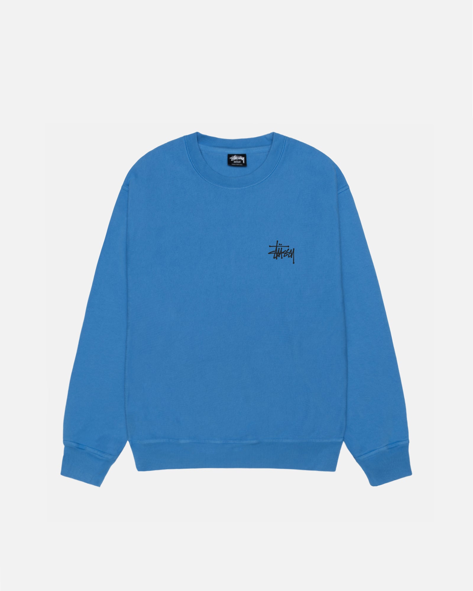 BASIC STÜSSY CREW PIGMENT DYED