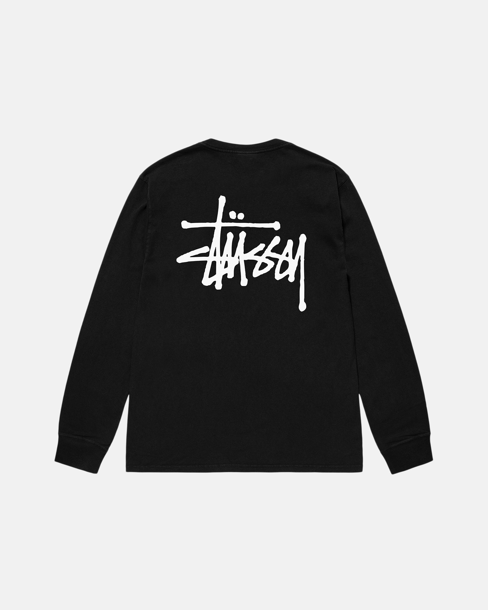 返品?交換対象商品】 ロンT 袖ロゴ stussy パープル L Tシャツ