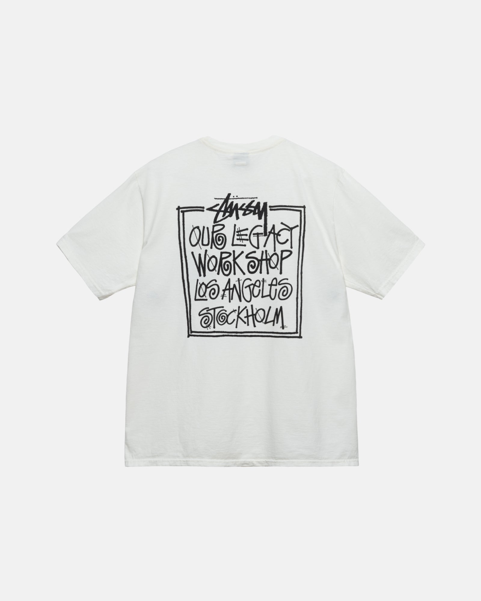 Stussy Our Legacy Frame Pigment Dyed Tee | gualterhelicopteros.com.br