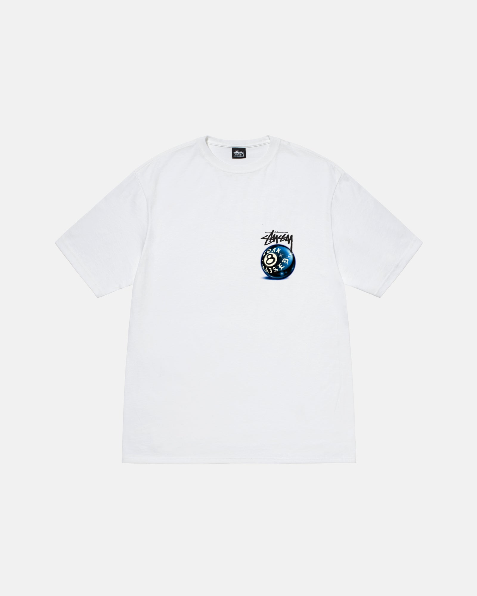 Stussy Born x Raised 8 Ball Tee white L - Tシャツ/カットソー(半袖