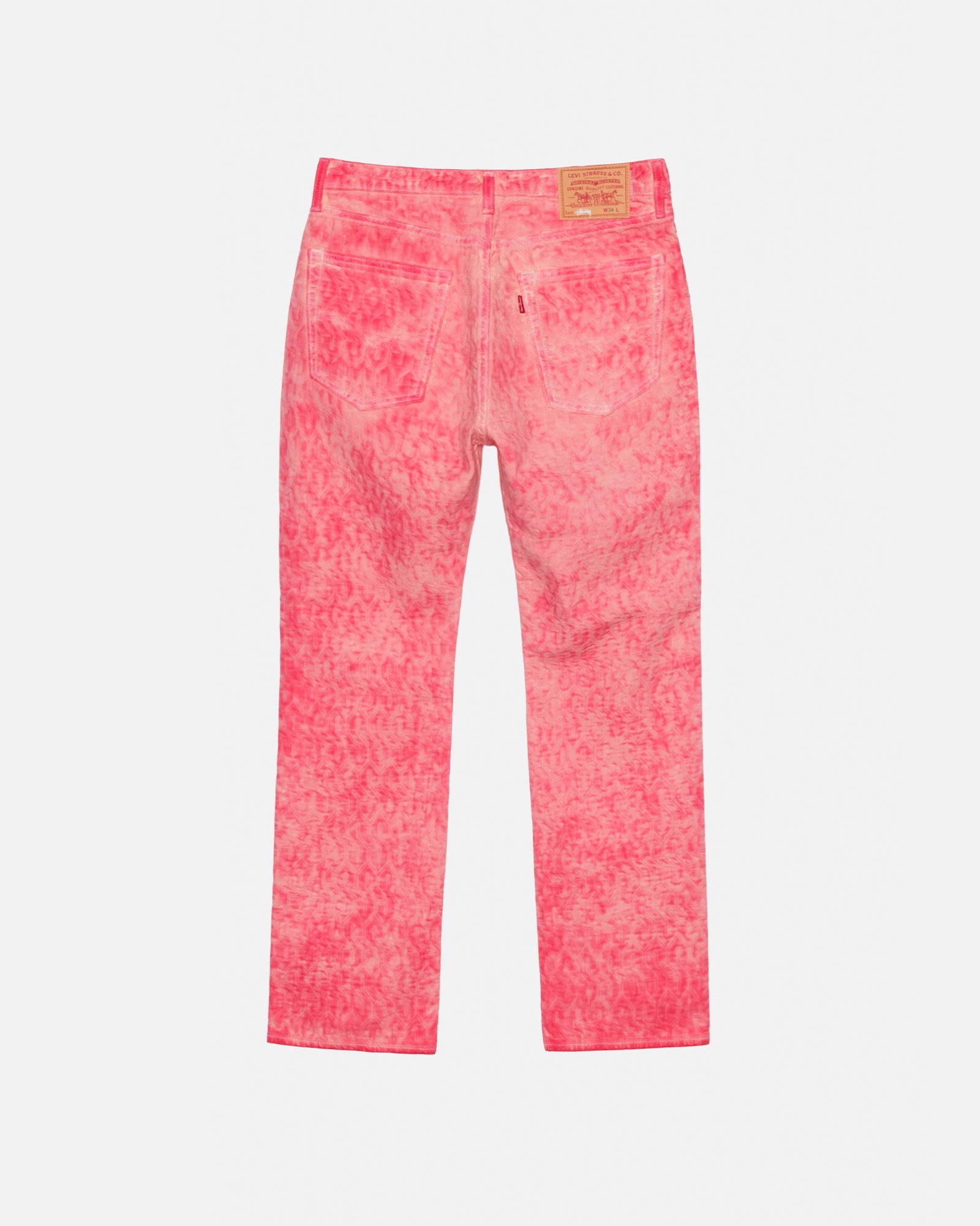 デニム/ジーンズStussy x Levi's Dyed Jacquard Jeans Pink