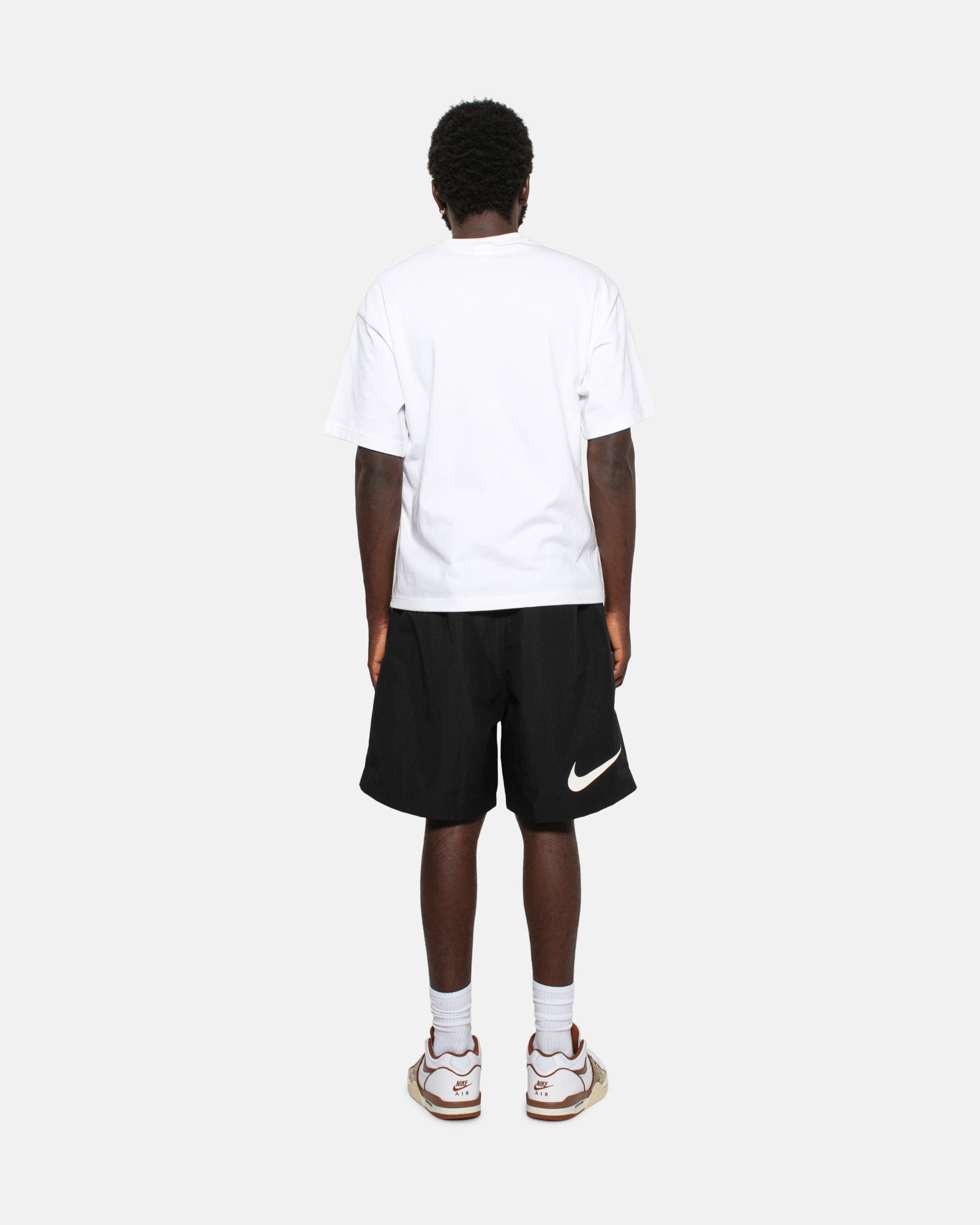 STUSSY NIKE NYLON SHORT ナイロンショートパンツ 黒 M 送料込み